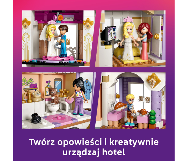 LEGO FRIENDS 42704 Grand Hotel w mieście Heartlake - 1529781 - zdjęcie 6